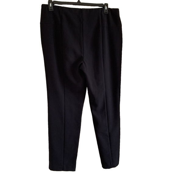Alfani Womens Size 14 Black Polyester Blend Career Dress Pants 29.5" Inseam - Picture 2 of 14